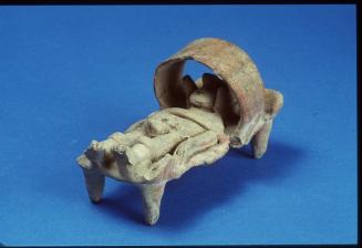 Pre-Columbian Male Figure in Bed