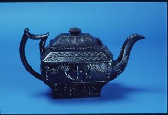 Black Basalt Lidded Teapot