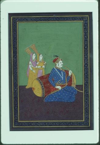 Maharajah Leaning on a Pillow