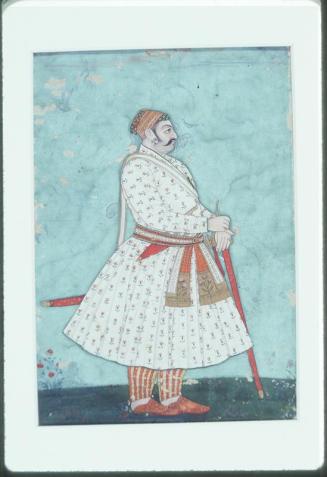 Portrait of a Raja, probably Gaj Singh Rathor of Marwar
