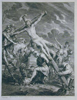 Crucifixion at Calvary (after a painting by van Dyck)