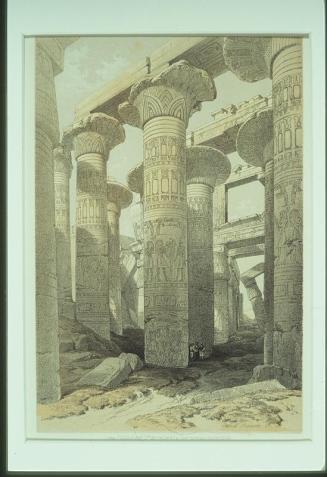 Oblique View of the Hall of Columns, Karnak