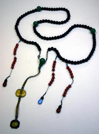 Wood and Jade Prayer Beads