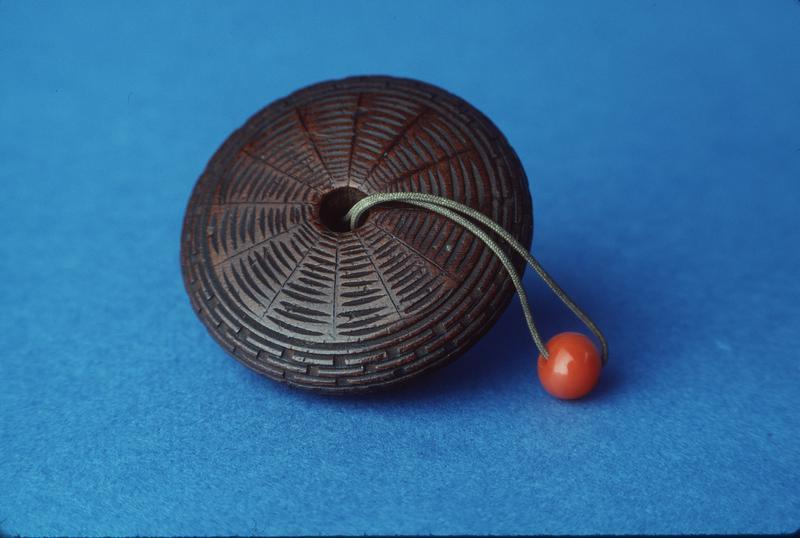 Fisherman's Basket Netsuke