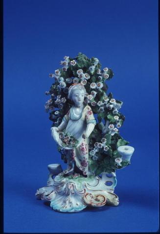 Porcelain Figure Candle Holder