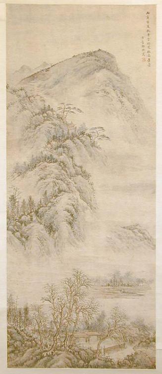 Untitled-Landscape, Mountain and Trees