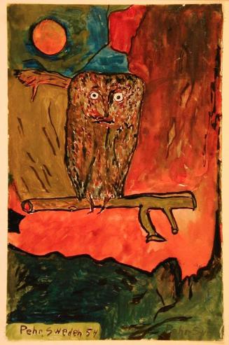 Untitled-Owl on Branch