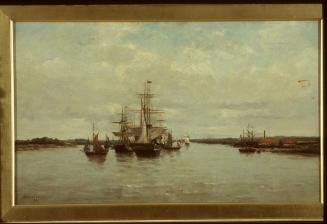 Ships in an Estuary (1)