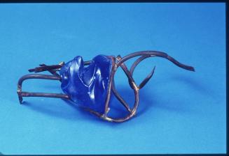 Untitled (Blue Murano Glass in Copper Base)