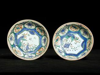 Arita Plate with Bird and Floral Motif