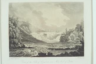 View of the Falls of Chaudiere; Nine Miles West of Quebec
