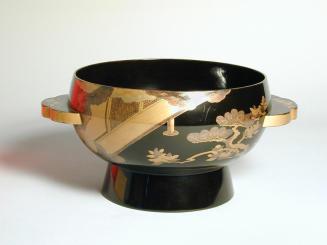 Two Handled Lacquer Bowl