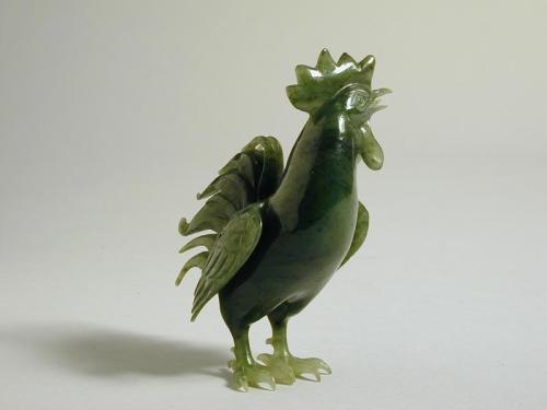 Jade Rooster Figure