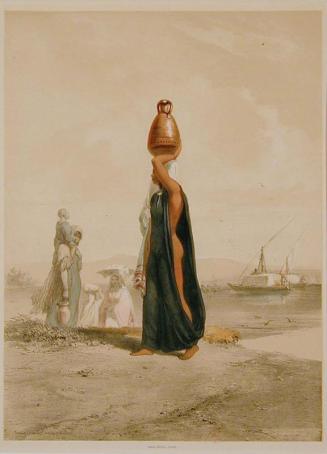 Female of the Middle Class Drawing Water from the Nile