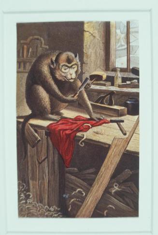 Untitled (Monkey on Carpenter's Bench)