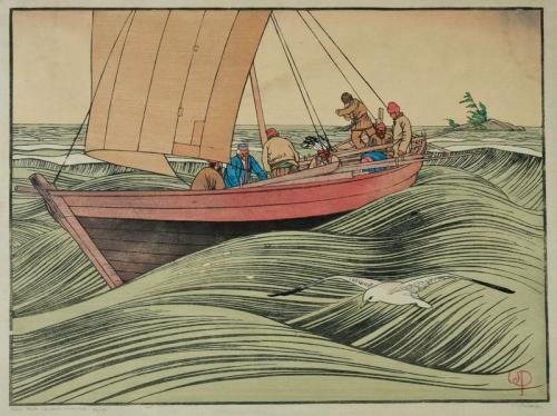 York Boat on Lake Winnipeg