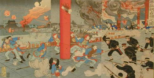 The Invasion of the City of Niuzhuang by the Japanese Army