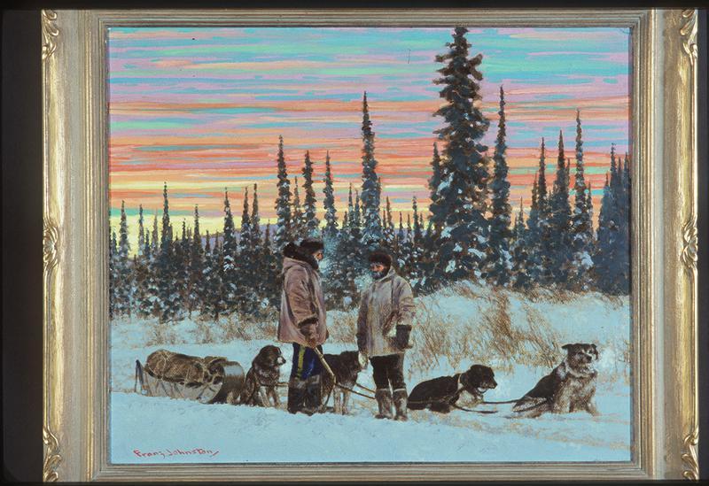 Untitled (Mounties and Dog Team)