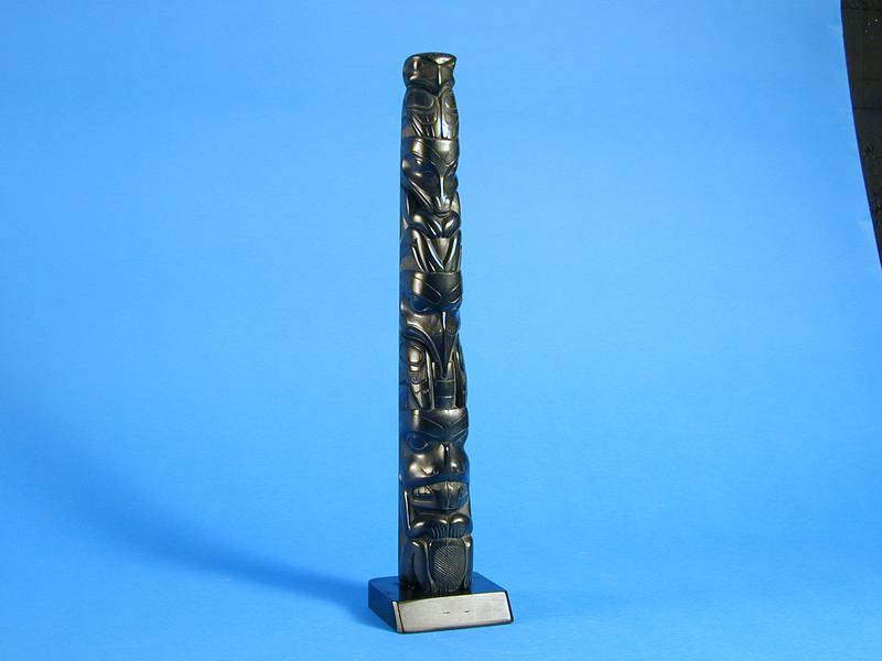 Totem Pole with Four Animal Figures – Works – eMuseum