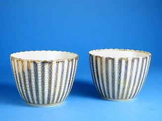 Caughley Slop Bowl with Mazarin Blue and White Design