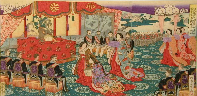 Ceremony on the Occasion of the Meiji Emperor's Silver Wedding Anniversary