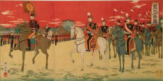 Emperor Meiji Inspecting the Imperial Troops