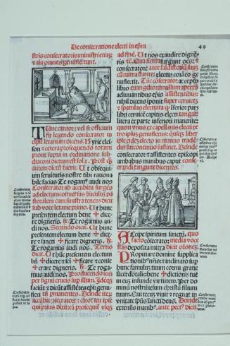 Page from the Pontificale Romanum