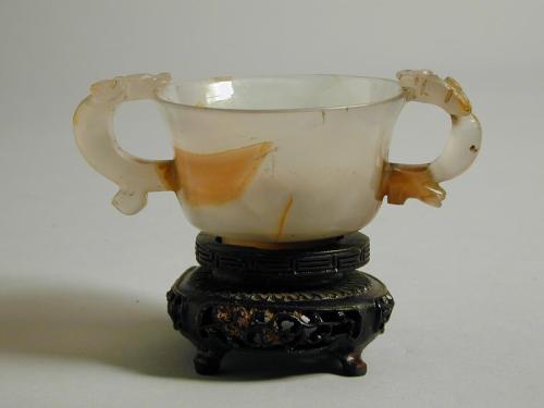 Two Handled Agate Cup