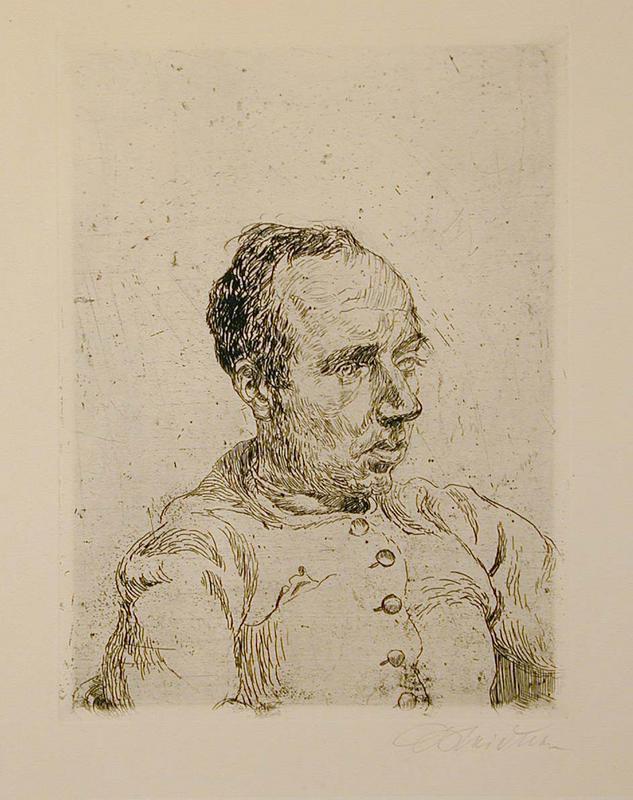 Portrait of the Poet Johannes R. Becker
