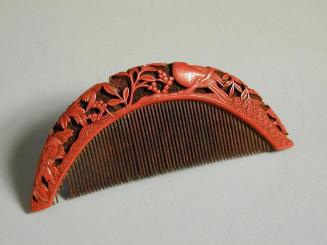 Carved Lacquer Comb