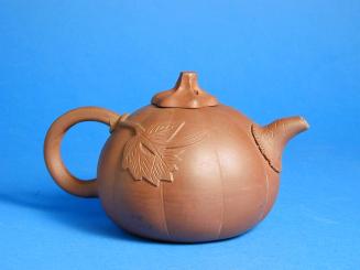 Yixing Teapot in the Shape of a Pumpkin