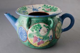 Yixing Teapot with Figure and Floral Designs