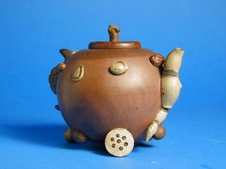 Yixing Teapot with Seed and Nut Design