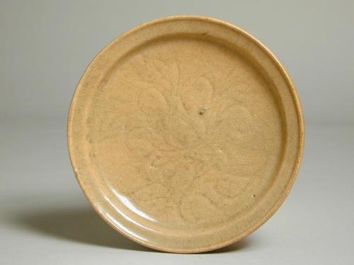 Plate with Peony Design