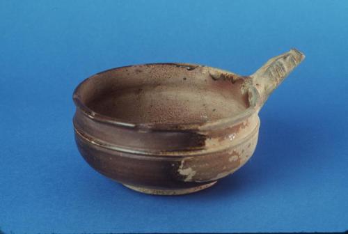 Pot with Pig Head Handle