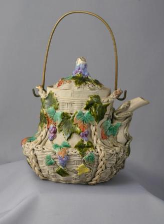 Teapot in the Shape of a Woven Basket