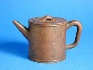 Yixing Teapot with a Key Fret/Ruyi Border