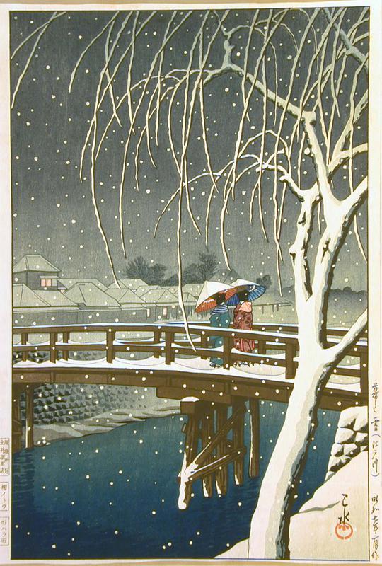 Late Snow Along Edo River
