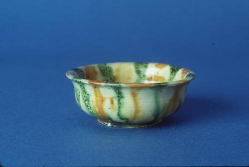 Tri Coloured Bowl with Flared Rim