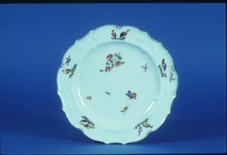 Chelsea Plate with Birds and Insects