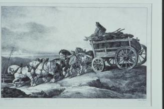 The Coal Waggon (after Theodore Gericault)