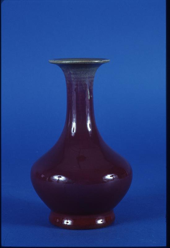 Flambé Glazed Vase