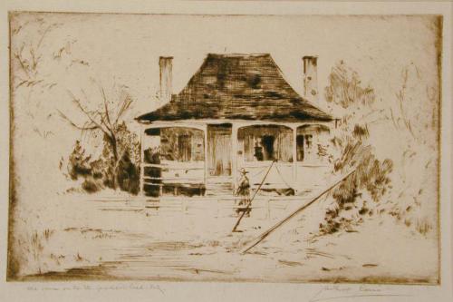 Old House on the Ste. Genevieve Road, P.Q.