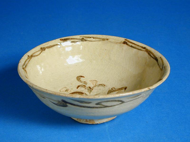 Vietnamese Bowl with Floral Design