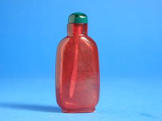 Translucent Red Glass Snuff Bottle