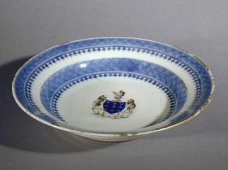 Dessert Dish with Baillie Family Armorial Crest