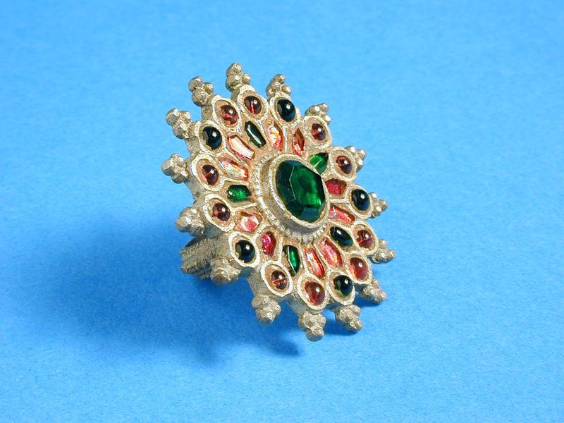 Tibetan Ring with Paste Stones