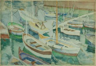 Untitled (Boats at Dock)