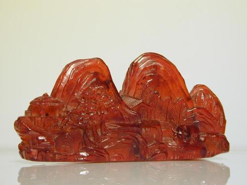 Brush Rest with Landscape Scene