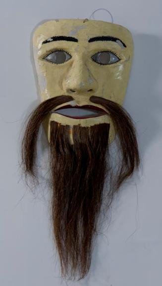 Korean Folk Mask of Bearded Man